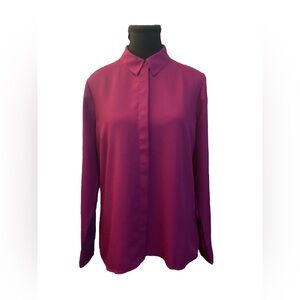 Express Portofino Long Sleeve Button Down Shirt EUC M